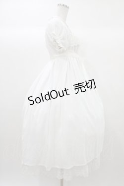 画像3: ALICE and the PIRATES / ミスティックシフォンワンピース Free オフ白 H-25-12-21-1031-PA-OP-NS-ZH