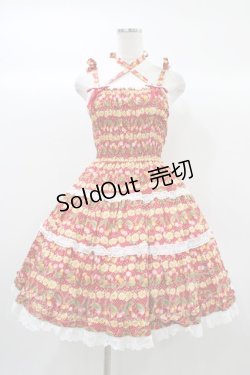 画像1: Angelic Pretty / チェリー柄サンドレス Free レッド H-25-12-21-1033-AP-OP-NS-ZH
