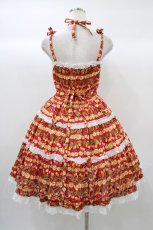 画像2: Angelic Pretty / チェリー柄サンドレス Free レッド H-25-12-21-1033-AP-OP-NS-ZH (2)