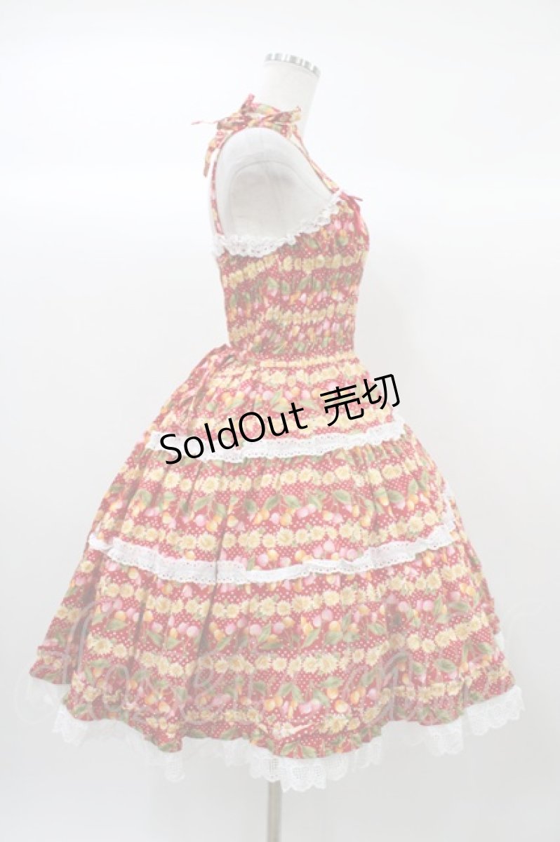 画像3: Angelic Pretty / チェリー柄サンドレス Free レッド H-25-12-21-1033-AP-OP-NS-ZH (3)