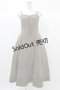 an another angelus / フロントレースアップキャミワンピース Free D/BEIGE H-25-12-21-1036-CA-OP-NS-ZH