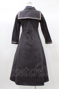 画像2: Maison de FLEUR Petite Robe canone / セーラー衿付きワンピース S グレー H-25-12-21-1037-EL-OP-NS-ZH