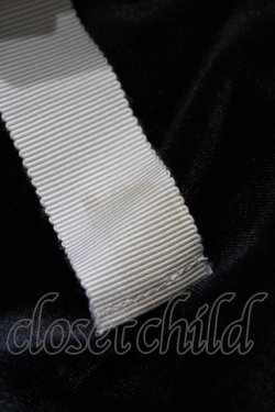 画像4: Amavel / クロス刺繍衿Aラインワンピース Free ブラック/ベロア H-25-12-21-1040-CA-OP-NS-ZH