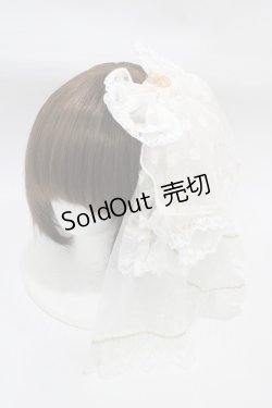 画像1: BABY,THE STARS SHINE BRIGHT / TRINITY〜天使の微笑み〜リボンバレッタ  オフ白 H-25-12-21-1006-BA-AC-NS-ZH