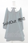 Amavel / クロス刺繍衿Aラインワンピース Free グリーン H-25-12-21-1042-CA-OP-NS-ZH