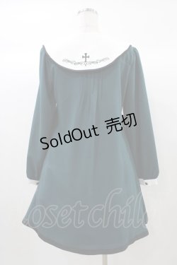 画像2: Amavel / クロス刺繍衿Aラインワンピース Free グリーン H-25-12-21-1042-CA-OP-NS-ZH