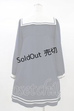 画像2: Amavel / Aラインセーラーワンピース Free ネイビー H-25-12-21-1043-CA-OP-NS-ZH