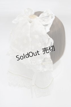 画像2: BABY,THE STARS SHINE BRIGHT / TRINITY〜天使の微笑み〜リボンバレッタ  オフ白 H-25-12-21-1006-BA-AC-NS-ZH