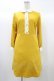 画像1: Fi.n.t / フリルワンピース Free YELLOW H-25-12-21-1046-CA-OP-NS-ZH (1)