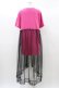 画像2: Ank Rouge / チュール重ねBIG Tee M ピンク H-25-12-21-1052-CA-OP-NS-ZH (2)