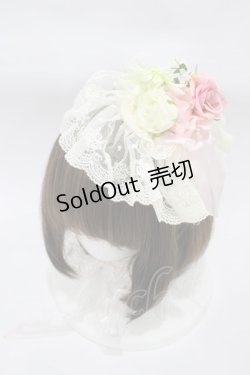 画像1: BABY,THE STARS SHINE BRIGHT / 木漏れ日のフローレンスヘッドドレス  ピンク H-25-12-21-1008-BA-AC-NS-ZH