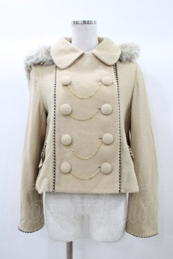 画像1: Angelic Pretty / ブリティッシュコート Free ベージュ H-25-12-21-1060-AP-CO-NS-ZH