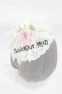 画像2: BABY,THE STARS SHINE BRIGHT / 木漏れ日のフローレンスヘッドドレス  ピンク H-25-12-21-1008-BA-AC-NS-ZH