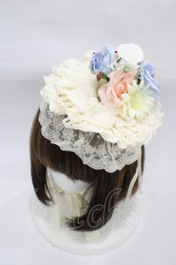 画像1: ALICE and the PIRATES / フローレンスブーケヘッドドレス  生成り H-25-12-21-1009-PA-AC-NS-ZH