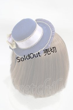 画像2: BABY,THE STARS SHINE BRIGHT / Wonderland ミニハット  ネイビー H-25-12-21-1011-BA-AC-NS-ZH