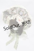 BABY,THE STARS SHINE BRIGHT / Fragrant Rose Memories柄ボンネット  ローズマリー(若草) H-25-12-21-1014-BA-AC-NS-ZH
