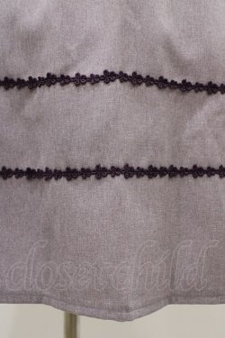 画像5: Innocent World / レナワンピース M グレイッシュバイオレット×濃パープル H-25-12-21-1027-IW-OP-NS-ZH