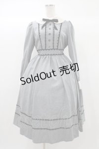 Innocent World / レナワンピース M グレー×クロ H-25-12-21-1028-IW-OP-NS-ZH