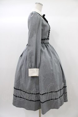 画像3: Innocent World / レナワンピース M グレー×クロ H-25-12-21-1028-IW-OP-NS-ZH