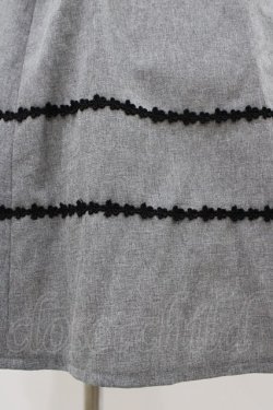 画像5: Innocent World / レナワンピース M グレー×クロ H-25-12-21-1028-IW-OP-NS-ZH