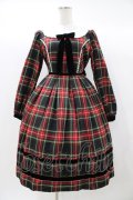 Angelic Pretty / Britishタータンワンピース Free グリーン H-25-12-21-1029-AP-OP-NS-ZH