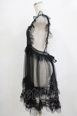 画像2: virally / 星名桜子 hsチュールエプロンジャンスカ L ブラック H-25-12-21-001-PU-OP-NS-ZH