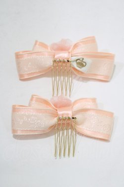 画像3: ALICE and the PIRATES / Schone Rose von Schwesternコーム  サーモンピンク H-25-12-21-068-PA-AC-NS-ZH