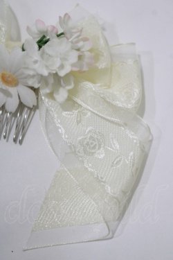 画像3: BABY,THE STARS SHINE BRIGHT / Trifolium仕立てのFairyコーム  オフ白 H-25-12-21-072-BA-AC-NS-ZH