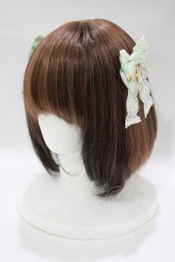 画像1: BABY,THE STARS SHINE BRIGHT / St.Cathedral〜ロザリオの誓い〜リボンコーム  ミント H-25-12-21-075-BA-AC-NS-ZH