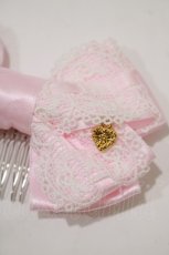 画像3: BABY,THE STARS SHINE BRIGHT / ローズプリンセスリボンコーム  ピンク H-25-12-21-079-BA-AC-NS-ZH (3)