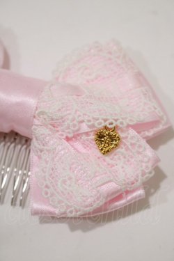 画像3: BABY,THE STARS SHINE BRIGHT / ローズプリンセスリボンコーム  ピンク H-25-12-21-079-BA-AC-NS-ZH