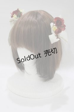 画像1: BABY,THE STARS SHINE BRIGHT / Lady Victorian Roseリボンコーム  オフ白 H-25-12-21-081-BA-AC-NS-ZH