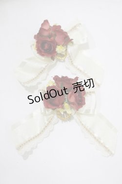 画像2: BABY,THE STARS SHINE BRIGHT / Lady Victorian Roseリボンコーム  オフ白 H-25-12-21-081-BA-AC-NS-ZH