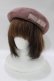 画像1: m petit by misako / NINA'Sコラボベレー  ピンク H-25-12-21-088-LO-AC-NS-ZH (1)