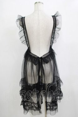 画像3: virally / 星名桜子 hsチュールエプロンジャンスカ L ブラック H-25-12-21-001-PU-OP-NS-ZH