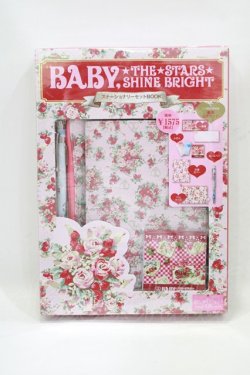 画像1: BABY,THE STARS SHINE BRIGHT / ステーショナリーセットBOOK  ピンク H-25-12-21-011-BA-ZA-NS-ZH