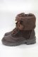 画像2: m petit by misako / ファー付きブーツ M/23cm〜23.5cm ブラウン H-25-12-21-013-LO-SH-NS-ZH (2)
