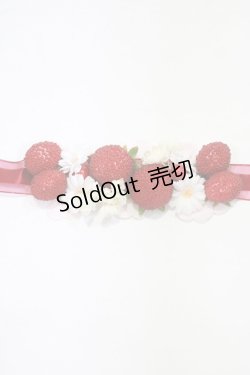 画像1: BABY,THE STARS SHINE BRIGHT / Strawberry Dropsチョーカー  エンジ H-25-12-21-016-BA-AC-NS-ZH