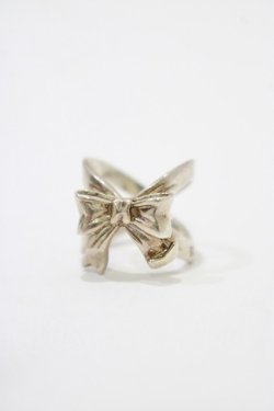 画像1: BABY,THE STARS SHINE BRIGHT / ラッピングリボンリング 9号 シルバー925 H-25-12-21-023-BA-AC-NS-ZH