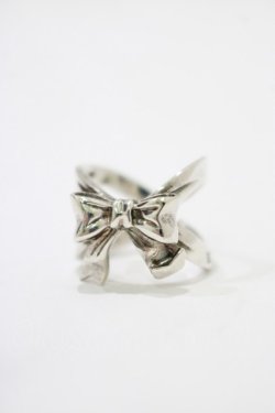 画像1: BABY,THE STARS SHINE BRIGHT / ラッピングリボンリング 13号 シルバー925 H-25-12-21-024-BA-AC-NS-ZH