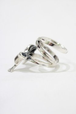 画像2: BABY,THE STARS SHINE BRIGHT / ぐるりんリボンリング 12号 シルバー925 H-25-12-21-026-BA-AC-NS-ZH