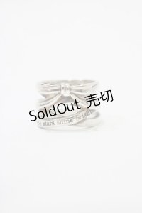 BABY,THE STARS SHINE BRIGHT / レースアップリボンリング 9号 シルバー925 H-25-12-21-027-BA-AC-NS-ZH