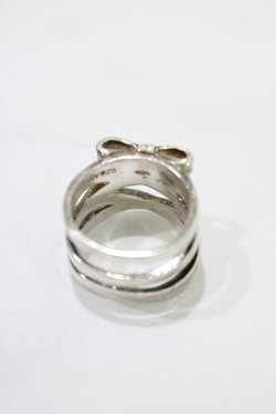 画像3: BABY,THE STARS SHINE BRIGHT / レースアップリボンリング 9号 シルバー925 H-25-12-21-027-BA-AC-NS-ZH