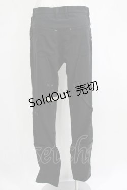 画像3: alice auaa / 切替風ストレートパンツ タグダメージにより表記なし ブラック H-25-12-22-023-AA-PA-KB-ZH