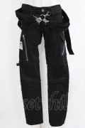 STIGMATA / ダメージパンツ XS ブラック H-25-12-22-025-GO-PA-KB-ZH