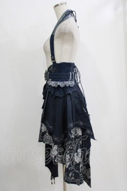 画像2: Ozz oneste / Pirates Roseコルセットスカート  ネイビー H-25-12-22-027-OO-SK-KB-ZH