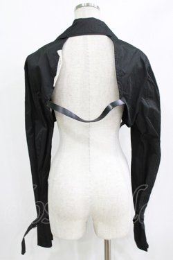 画像3: alice auaa / 前ベルトジャケット 1（メンズサイズ） ブラック H-25-12-22-029-AA-TO-KB-ZH