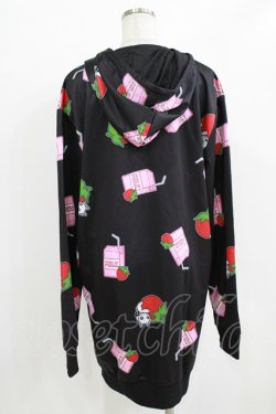 画像3: NieR Clothing / 総柄ZIPパーカー  いちごみるく/Nierちゃん H-25-12-22-037-PU-TO-KB-ZH