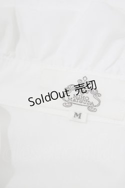 画像4: MIHO MATSUDA / ブラウス・ラウド M ホワイト H-25-12-22-038-GO-BL-KB-ZH