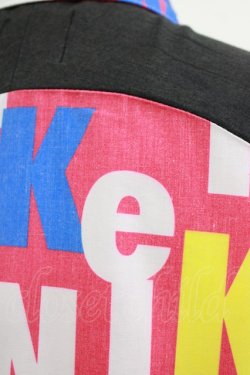 画像4: MINT NeKO / チュール重ねチュニックシャツ  黒×ピンク H-25-12-22-039-HN-BL-KB-ZH